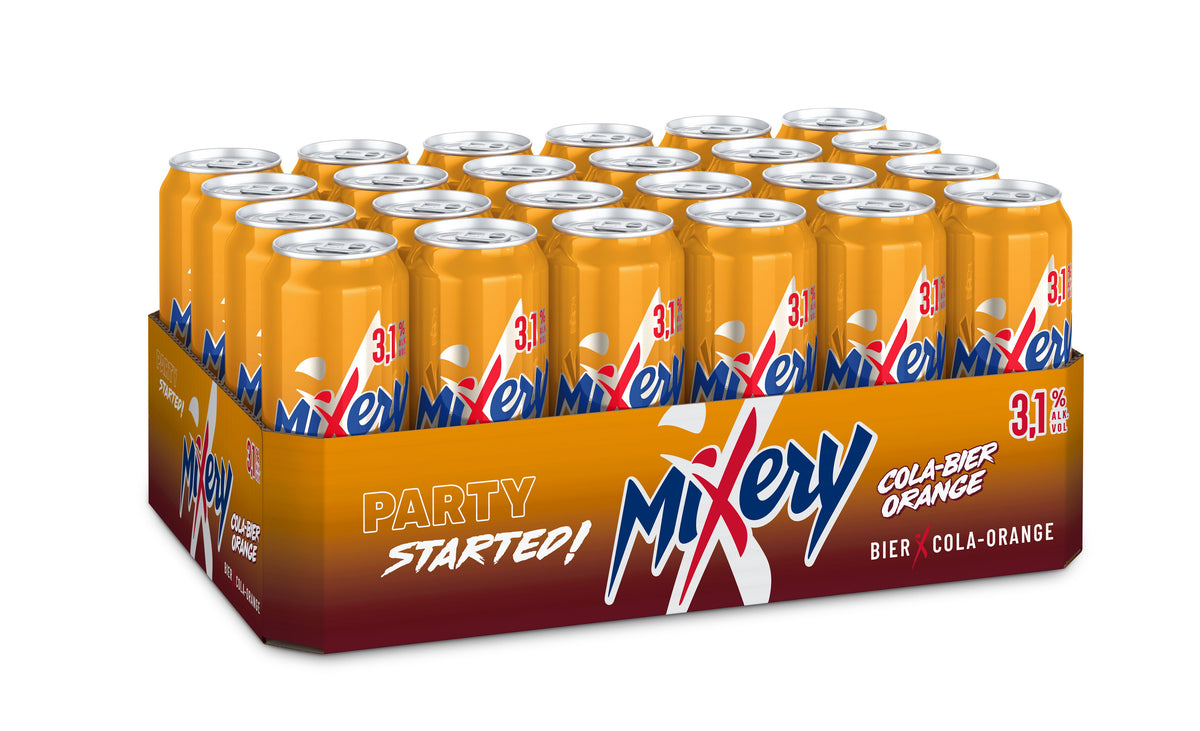 MiXery Cola-Bier Orange Dose 24x0,5l